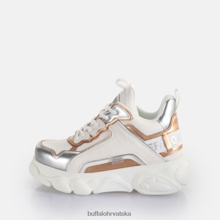 bijelo/srebrno/zlatno Buffalo cld chai trainer low vegan |tenisice TDD6T77